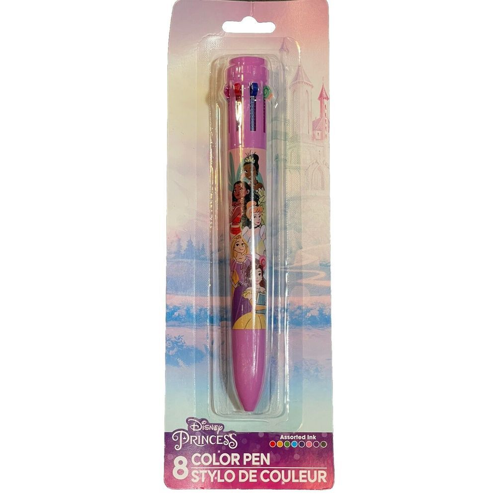 DISNEY PRINCESS RETRACTABLE PEN 8 COLORS‎